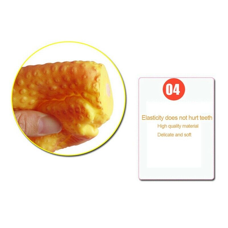 Dog Toys Simulation Silicone Roasted Chicken Tooth-resistant Teeth Pet TraininM1