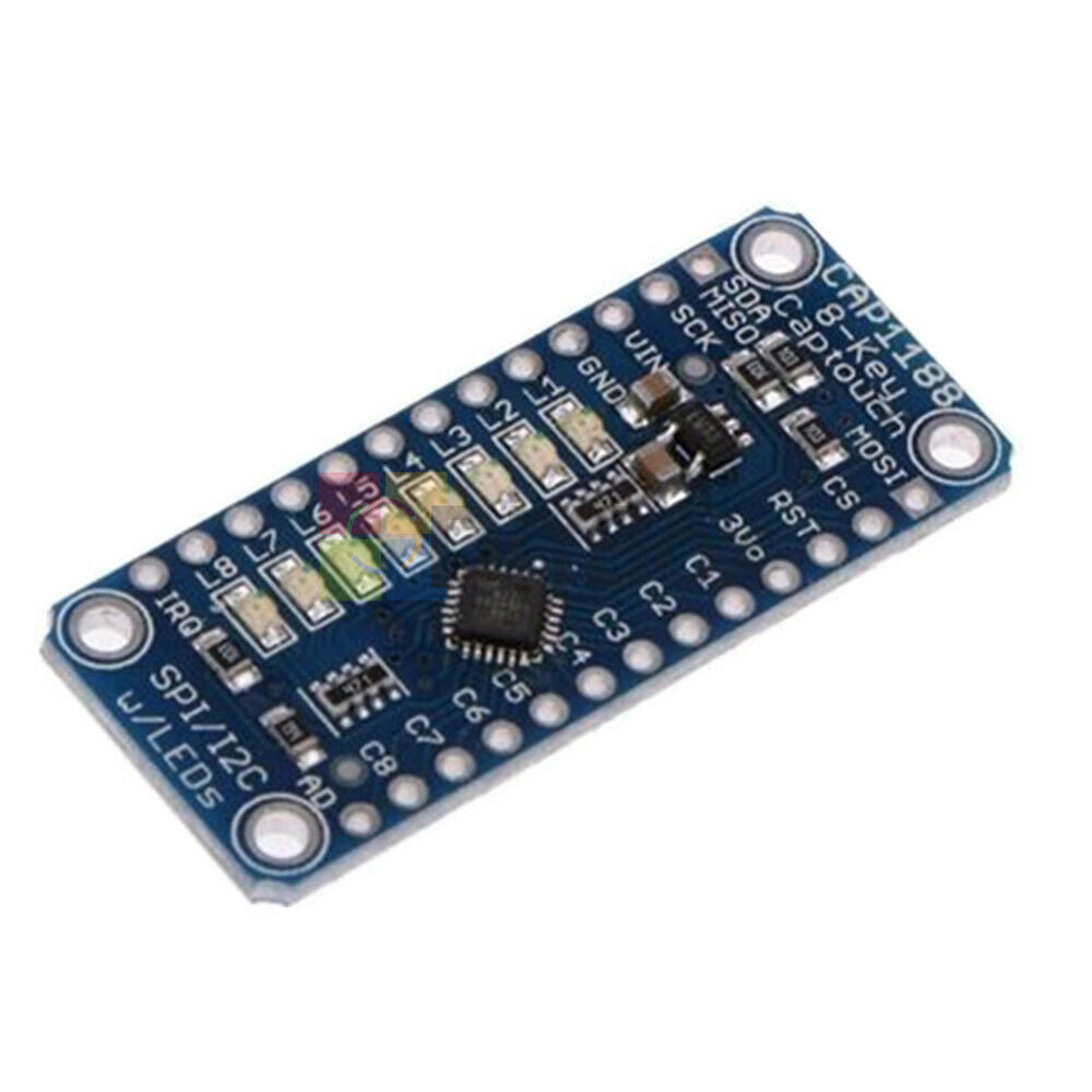 Magic SPI I2C 8 Key Touch Sensor Breakout Module Captouch CAP1188 For Arduino