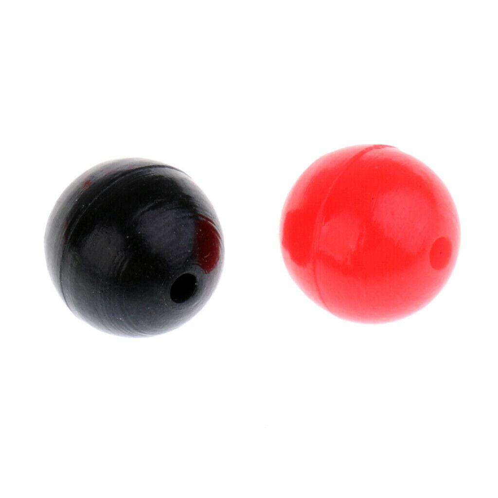 200x Multi-color Fishing Beads Lure Round Fishing Line Beads Tackle 6mm 8mm