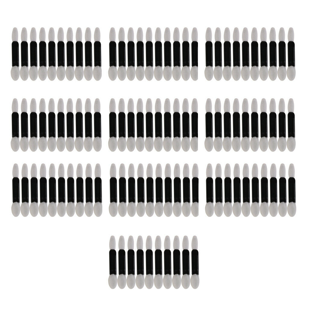 100 Packs Makeup Cosmetic Eyeshadow Eye Shade Powder Brush Tools 4.8cm