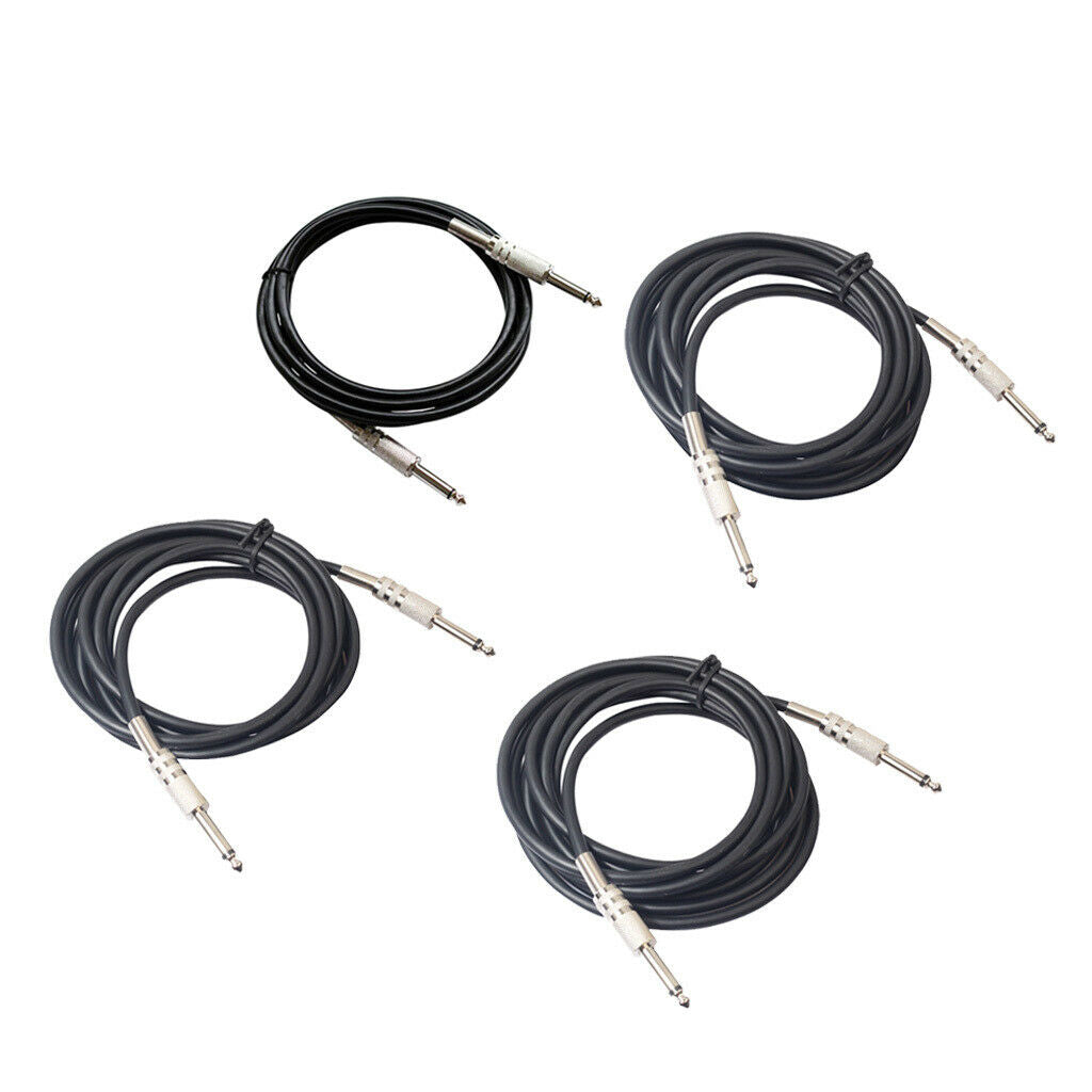 Instrument Cable 1/4inch Straight to Straight for Electric Guitar 180cm