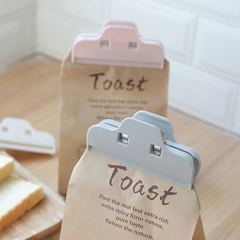 Useful Clothespin Office Paper Files Clips Food Storage Bag Plastic Sealer ClaDD
