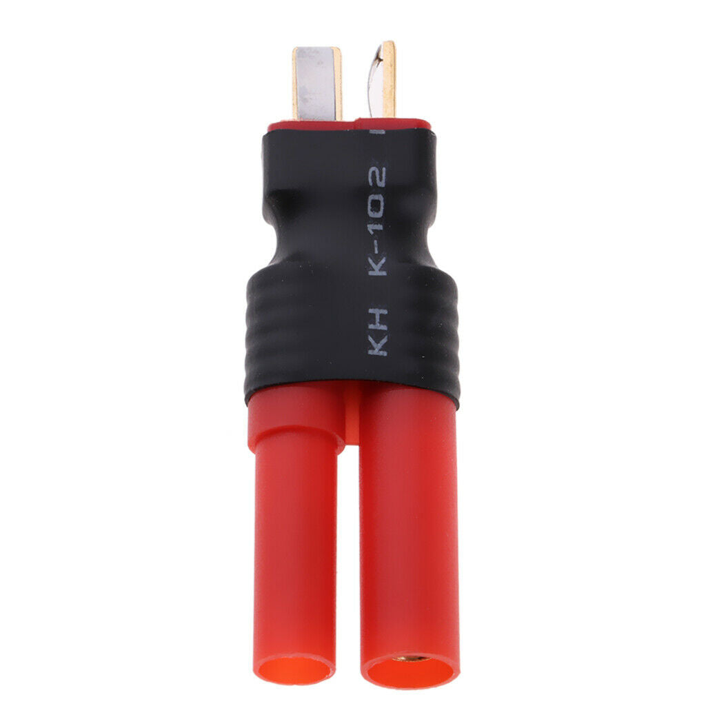 2x T Plug to 4.0mm Banana Plug Connector Connector for HXT T Plug Male Plug