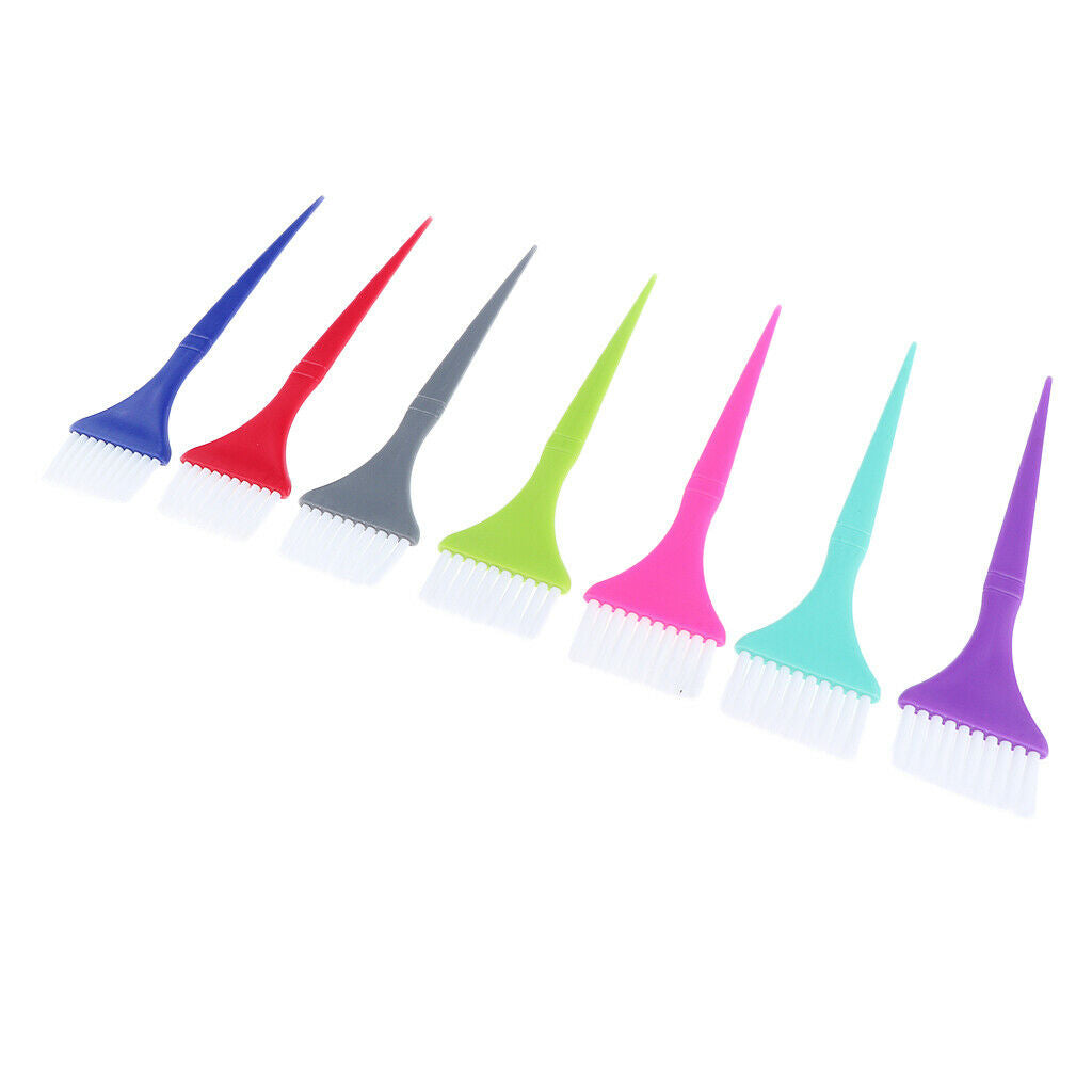 7pcs Hairdressing Brushes Salon Hair Color Dye Tint Tool Kit Hair Brush