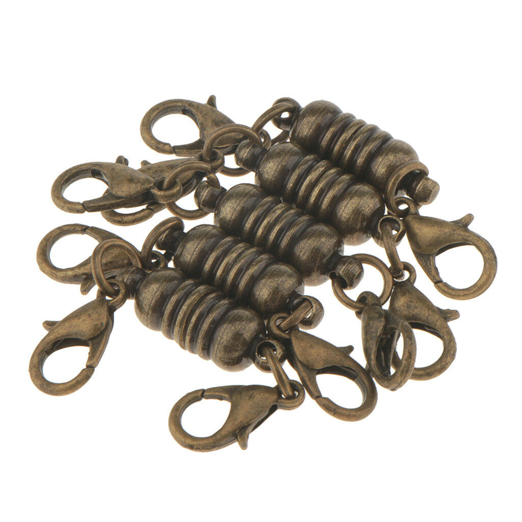 10Pcs 6/8mm Magnetic Clasp Necklace Bracelet Lobster Clasp Connector Crafts