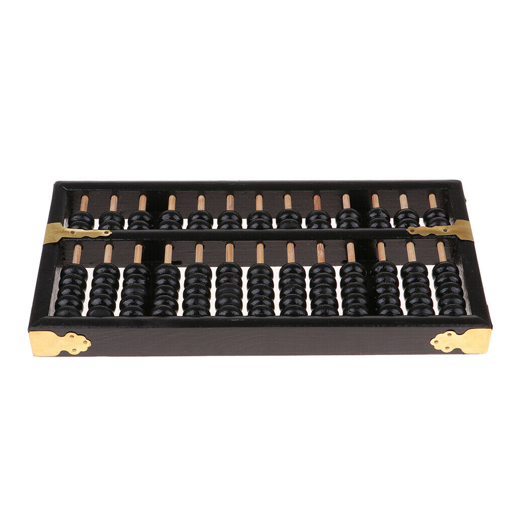 New School Office Calculation Japanese  Chinese Ancient Abacus Black