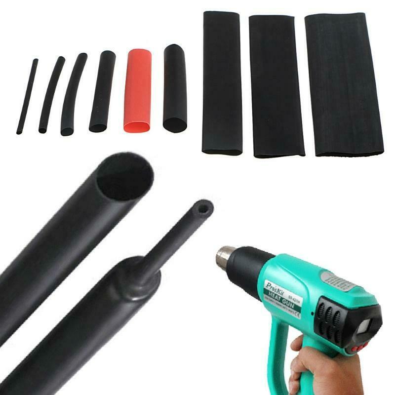 328 Pcs 2:1 Polyolefin Heat Shrink Tubing Tube Sleeve Wrap Wire Set 8 Size