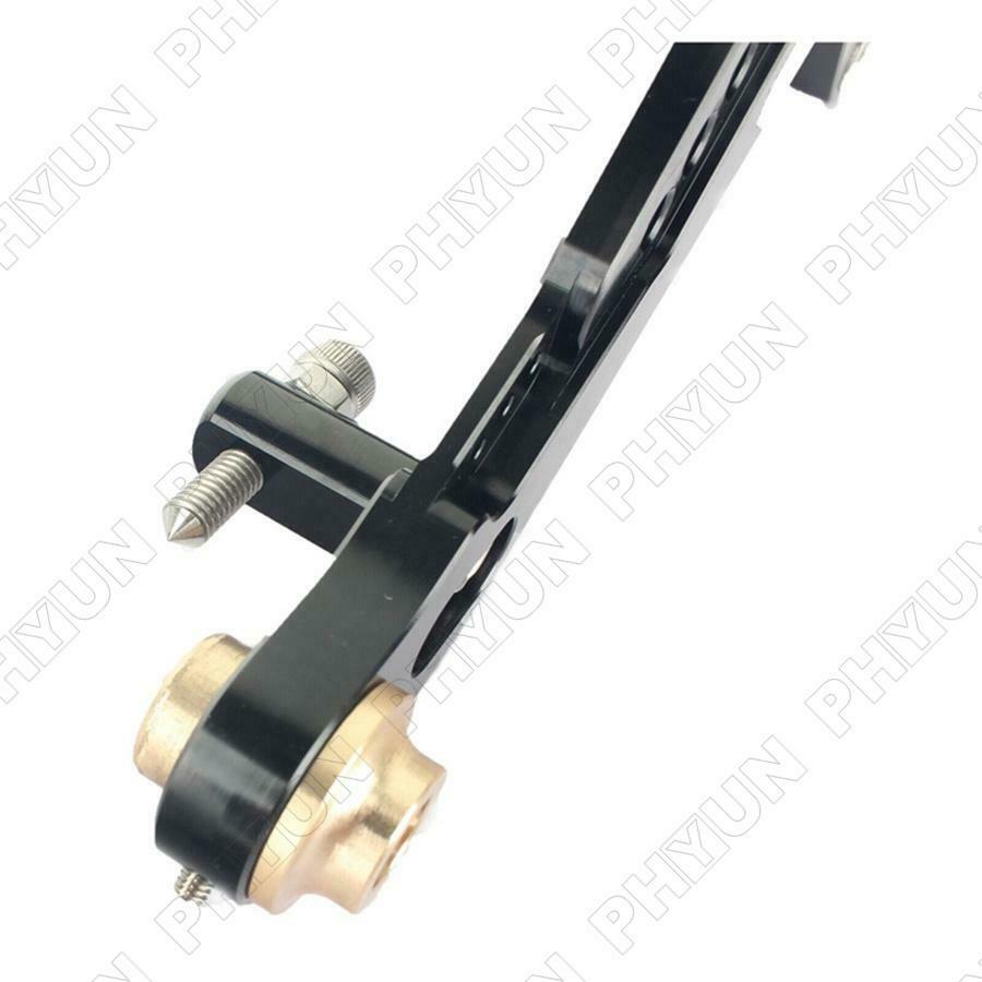 Universal Go Kart Foot Pedals Pegs Brake Accelerator Black Adjustable Aluminum