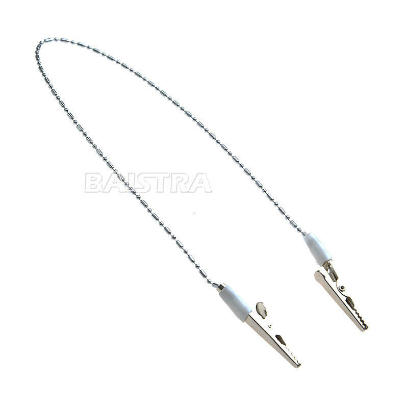 20 Bags Dental Patient Bib Clips Chains Napkin Holder Flexible Coil Ball AZDENT