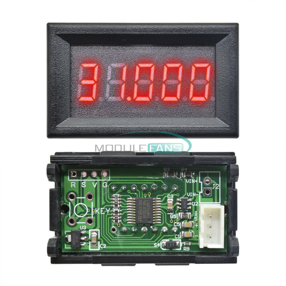 0.36" LED Red 5Digit 0-33.000V Digital Voltmeter Voltage Display Meter Car Panel