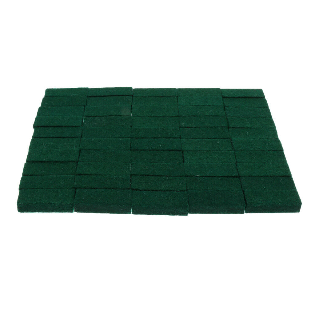 50 Pieces Upright/Grand Piano Damper Lifter Felt Treble Damper Felt Green
