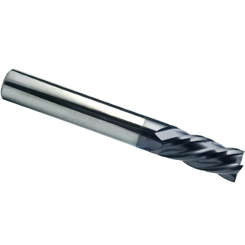 2pcs 10mm Tungsten Carbide End Mill 4 Flute HRC45 10x10Dx75L Flat Bottom [M1]
