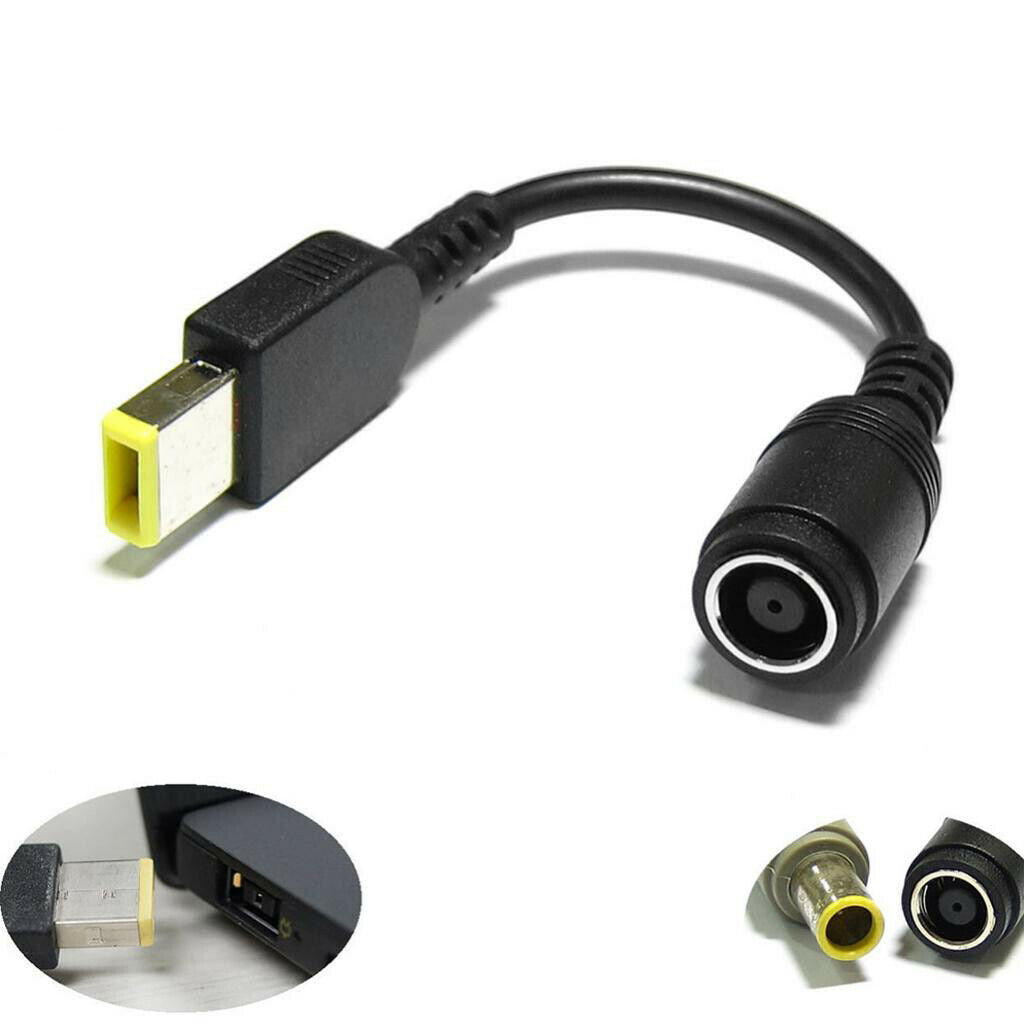 7.9mm Round   to Square End Adapter for Lenovo Power Conversion Cable