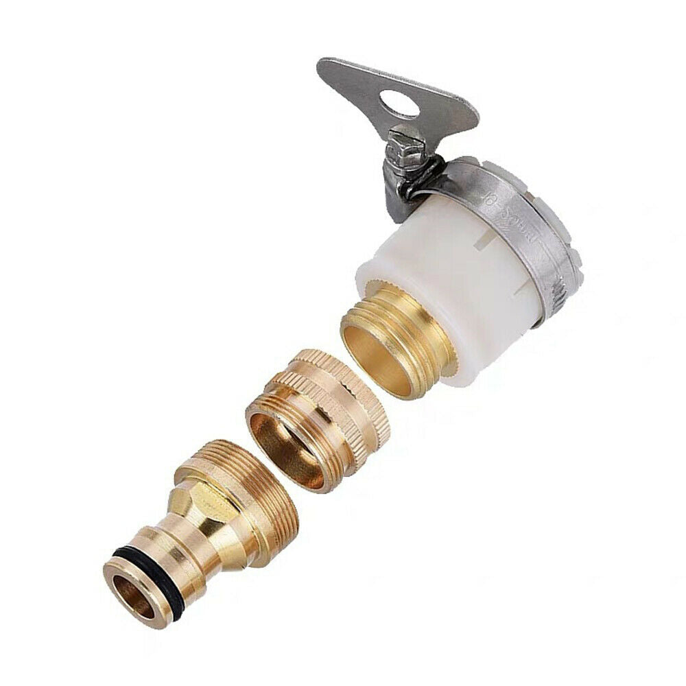 15-23mm Mixer Tap Connectors To Garden Water Hose Pipe Fitting Faucet Adapter.//