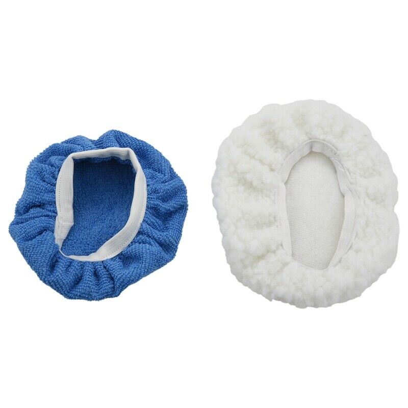 16 Packs Car Polisher Pad Bonnet Set(5 To 6 Inches) Including 12 Packs MicrofiG2