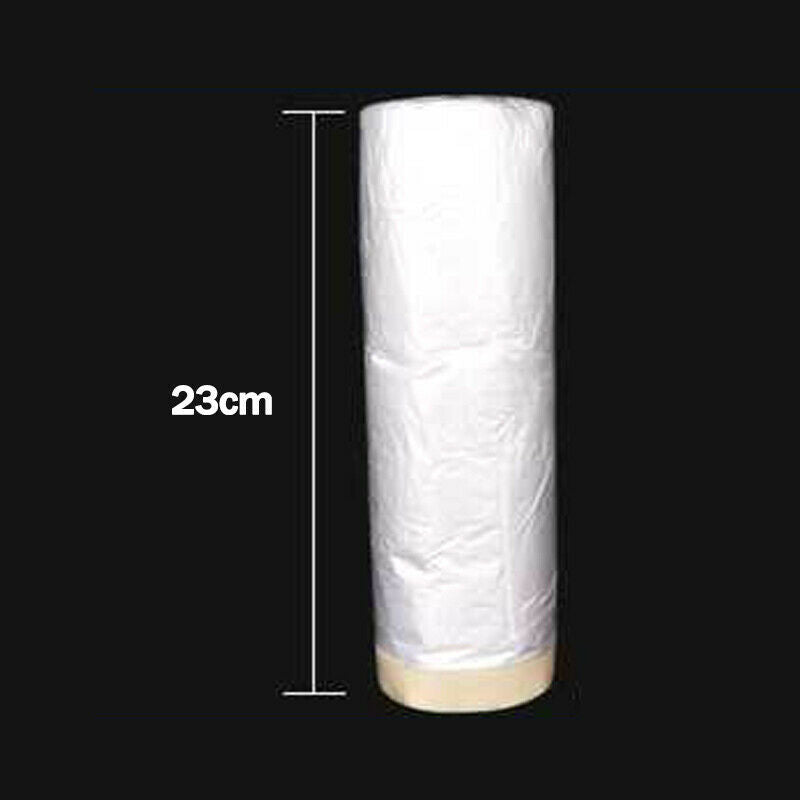 Clear Paint Plastic Protective Masking Film Cover Roll Sheet Prevent Penetration