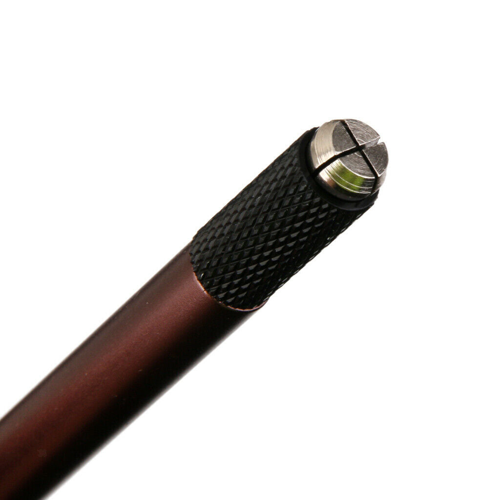 Manual Tattoo Pen Handle For Permanent Eyebrows Aluminum Alloy Coffee