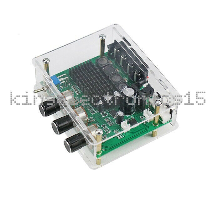 TPA3116D2 Stereo Amplifier Audio Board 80WX2 Digital Amp Sound Preamplifier Tone