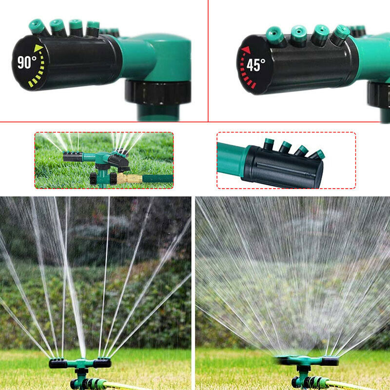 360° Rotating Lawn Sprinkler Automatic Garden Water Sprinklers Irrigation.l8