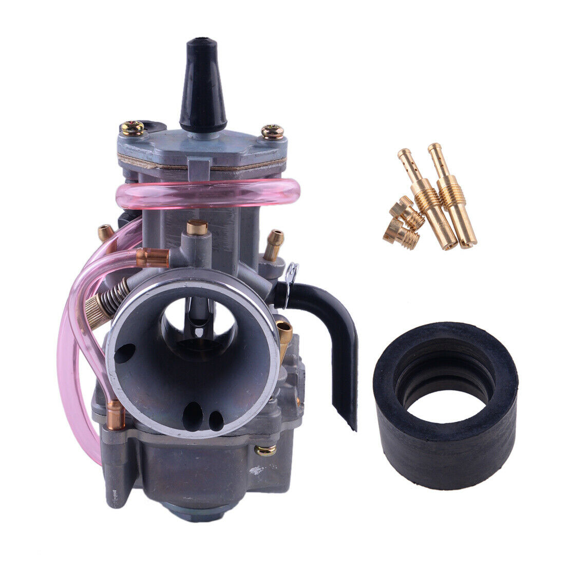 Set 21mm Racing Carburetor w/Power Jet Fit For 2 Stroke 50cc-110cc Mortorcycle