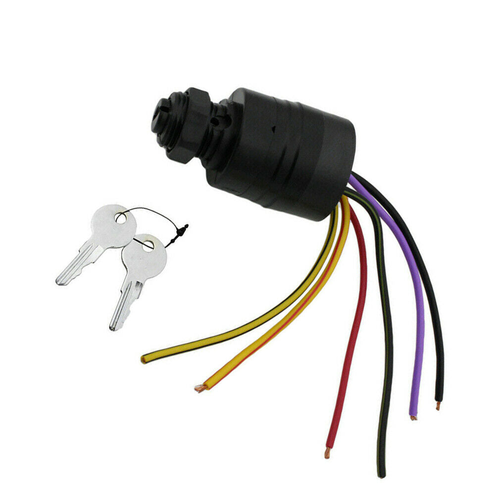For 1994+ Mercury Part# 87-88107 7-1155 Fast Outboard Ignition Key Switch 6 Wire