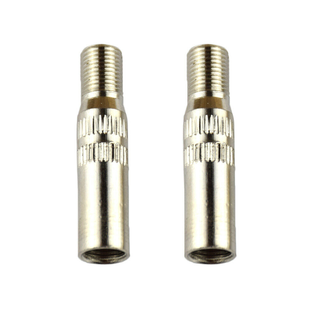 10 Pieces Vehicle Bike Motorcycle Copper Tire Tyre Valve Extension   39mm