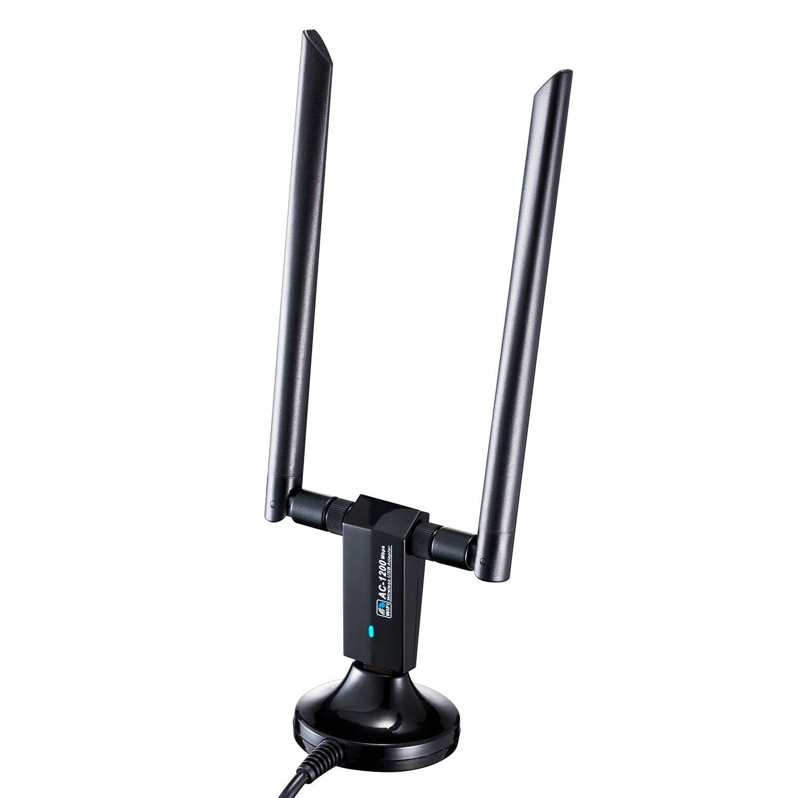 1200Mbps Dual Band 2.4GHz/5GHz USB 3.0 WiFi Adapter for Laptop Desktop PC