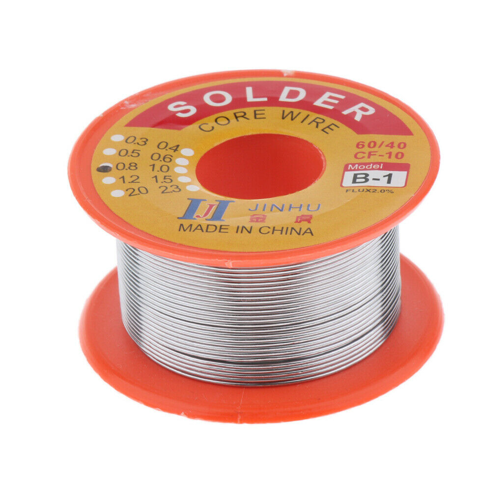 0.8mm Diameter 50g 60/40 Tin Lead Line Soldering Solder Flux Wire Reel