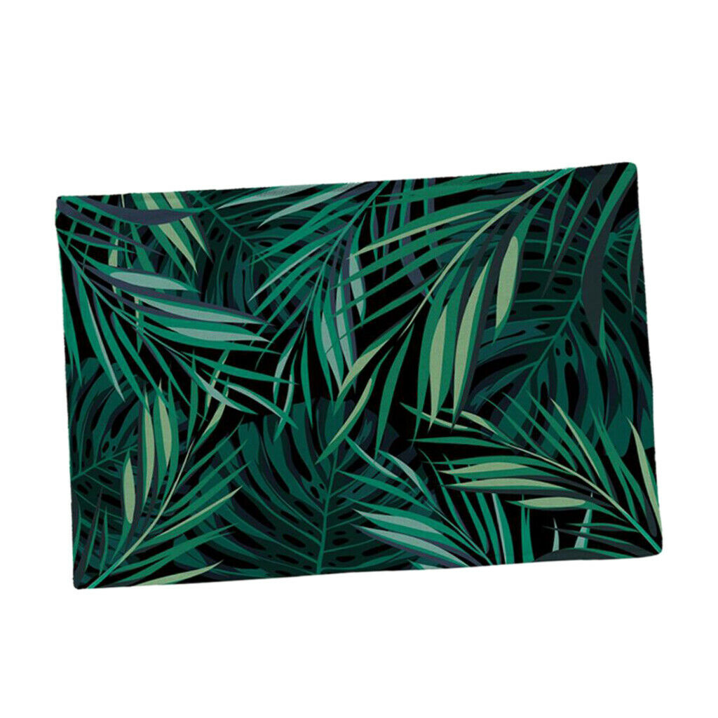 Green Leaf Plants Printing Placemats Table Mats Dining Pad Tableware Mat #6