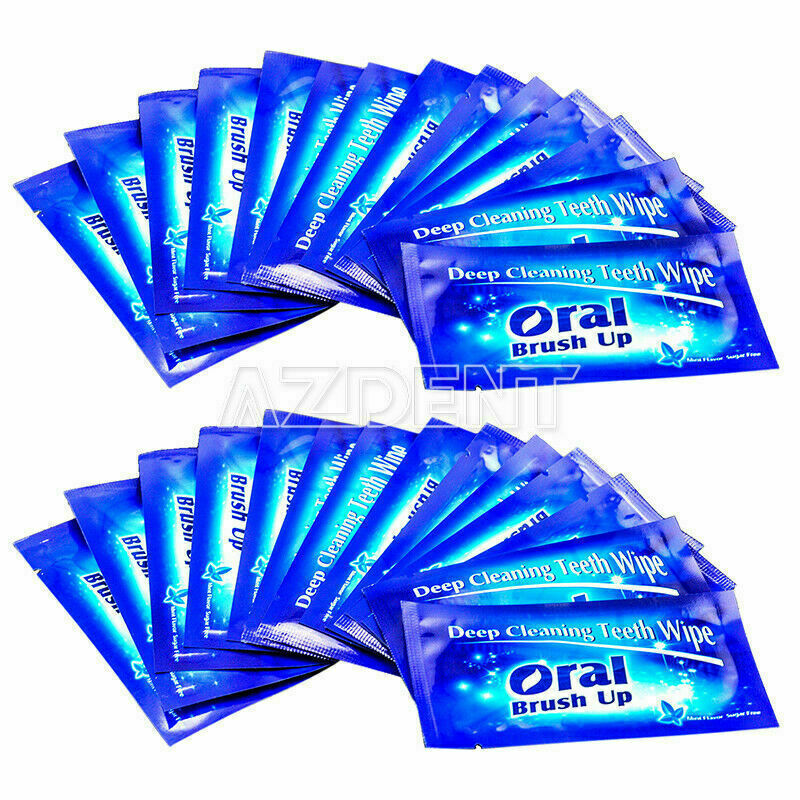 Finger Deep Cleaning Teeth Wipe Teeth Whitening Brush Up Wipes 1 PCS
