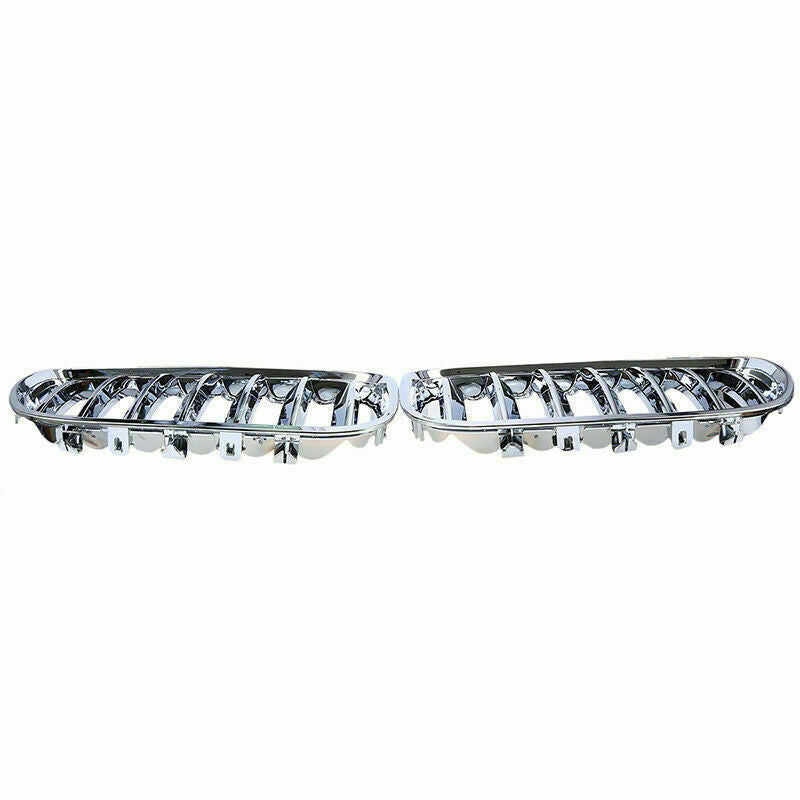 Fit For BMW X5 E53 2004-2006 Front Bumper Radiator Kidney Grille Cover Chrome