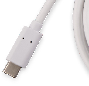 Universal Type C to Type C USB Cable 12pin 10GBs White 1.5m Charger Data Lead