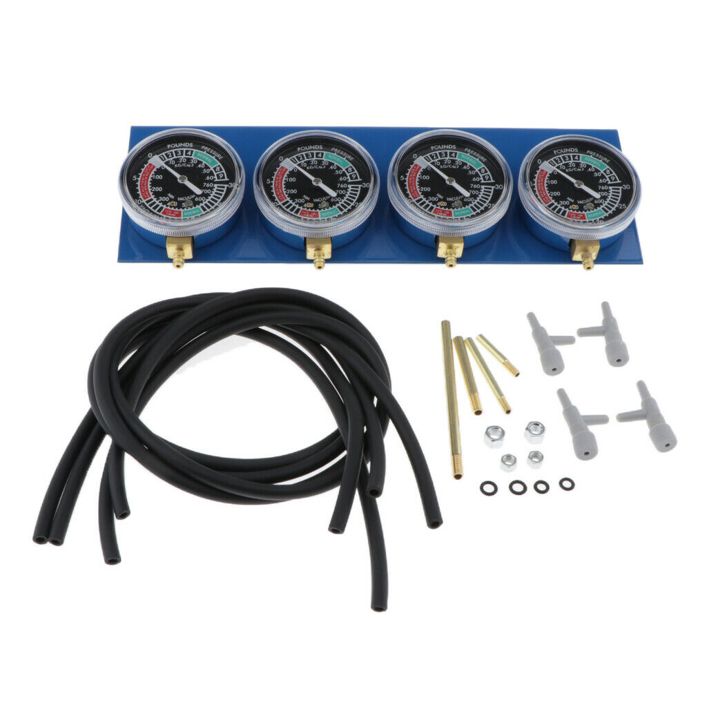 1pcs Fuel Vacuum Carburetor Balancer Synchronizer Gauge 4 Cyl for Motorcycle