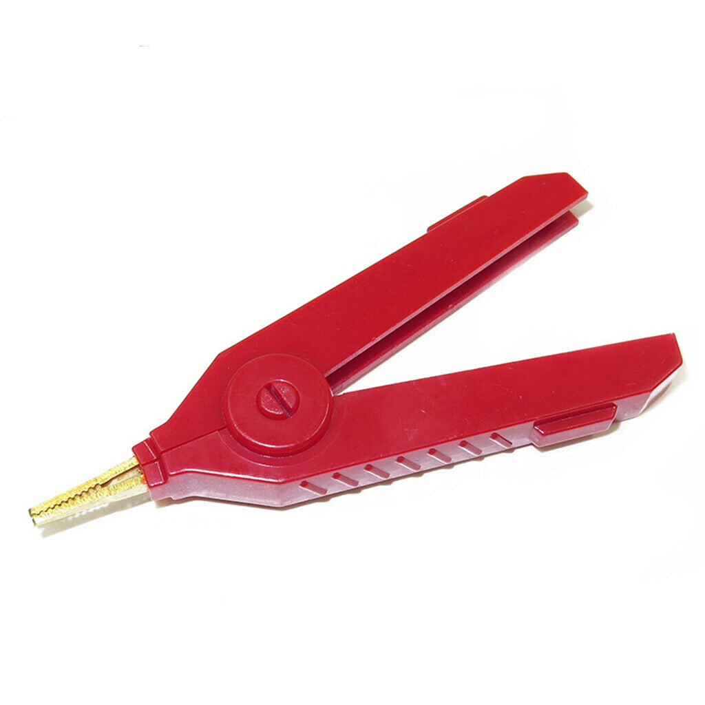 Set of 3 Pcs Copper Alligator Clip Handle Test Probe