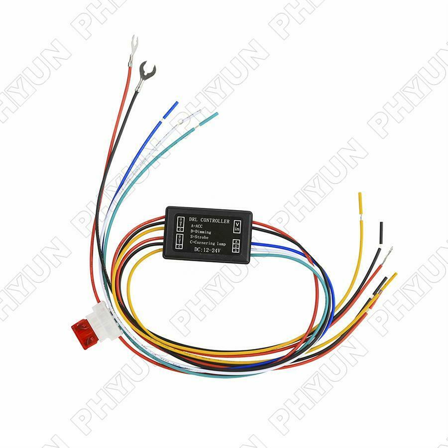 12V-24V Car SUV DRL Controller LED Daytime Running Light Controller Universal