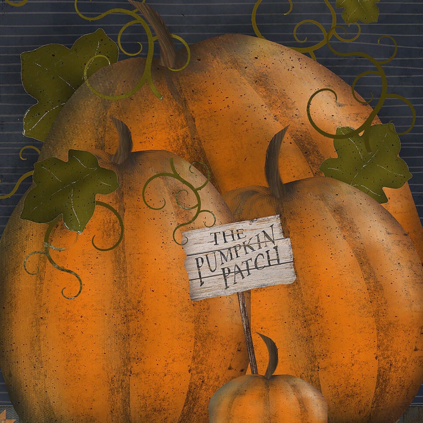 Toland Pumpkin Patch Welcome 12.5 x 18 Americana Fall Autumn Garden Flag