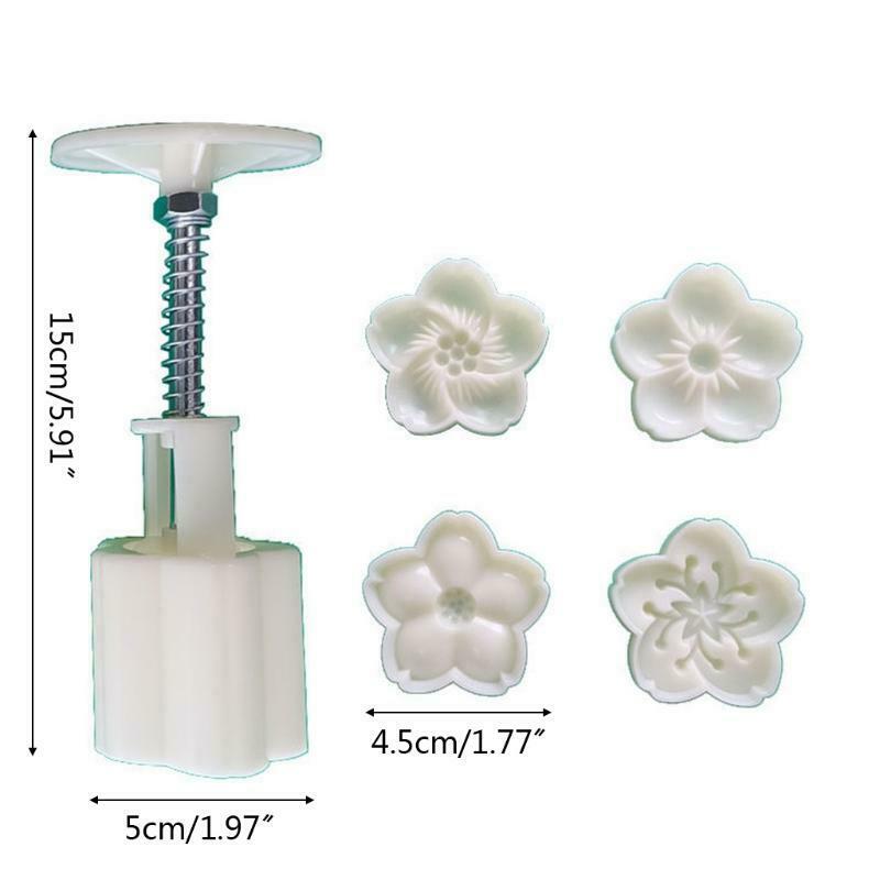 Cookie Stamp Moon Cake Maker Moon Cake Mould Thickness Adjustable DIY Decoration