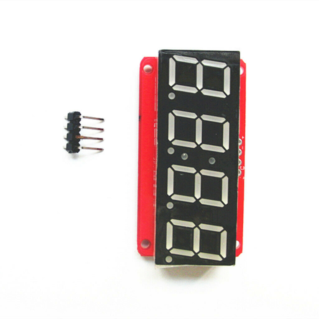 0.56in 4-Bit LED Display Module Board 13 Pins Red Electronic Replace Access