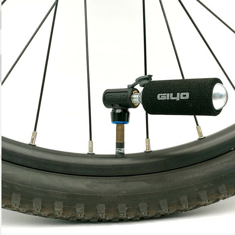 CO2 Pump Valve For Bicycle Schrader Presta Adapter Bike Pump Inflator Tire Tu Pb