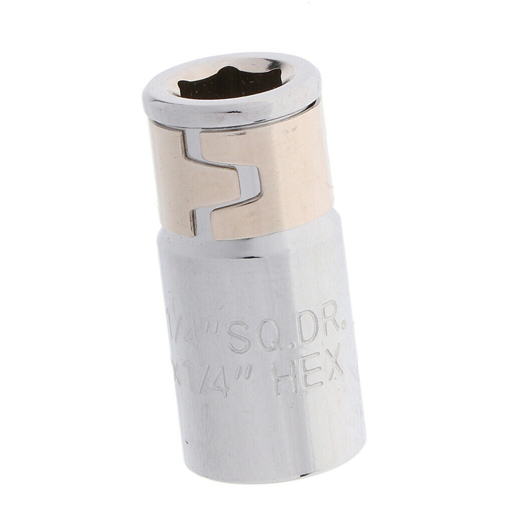 Creaks, Extensions Sockets Adapter 1/4 '' -1/4 '' Made Of Stainless Steel