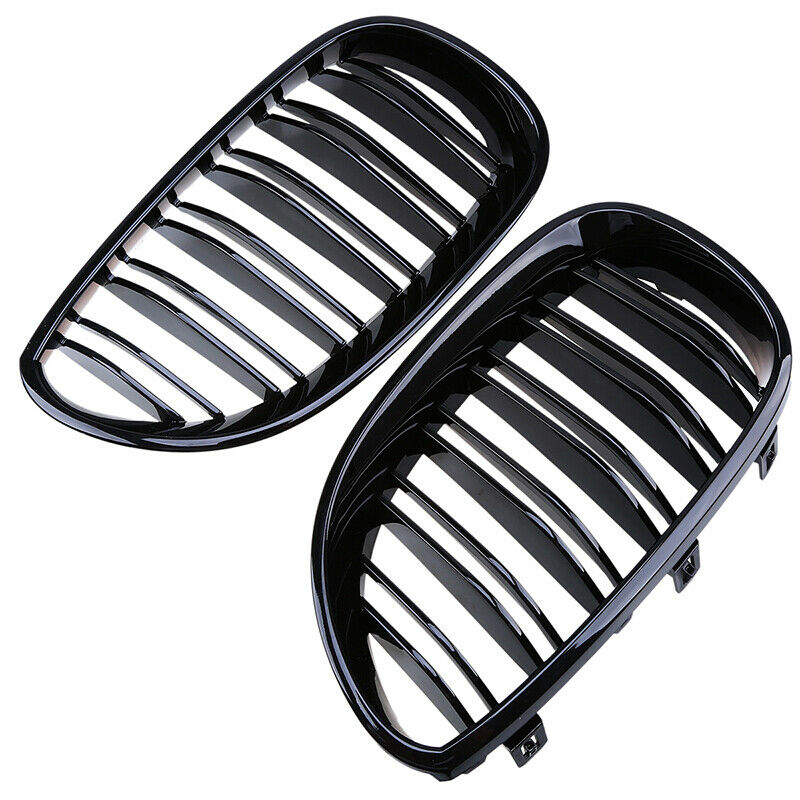 For BMW E60 61 528i 535i 525i 530i 530xi 545i M5 3-10 Front Kidney Grilles Grill