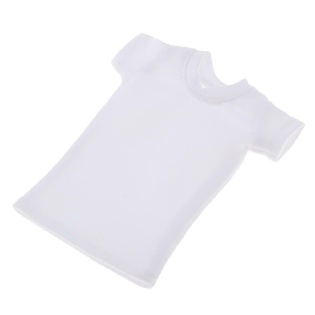1/6 Scale Female Clothing White T-Shirt & Shorts Suit For 12" Body