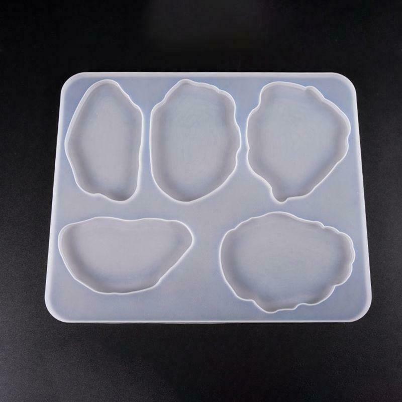 Large Table Decoration Mold Cup Mat Coaster Crystal Epoxy UV Glue Silicone Molds