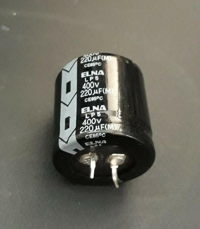 1pc ELNA LP5 220uF 400V  HI-END HIGH RIPPLE AUDIO CAP FOR TUBE AMPS!
