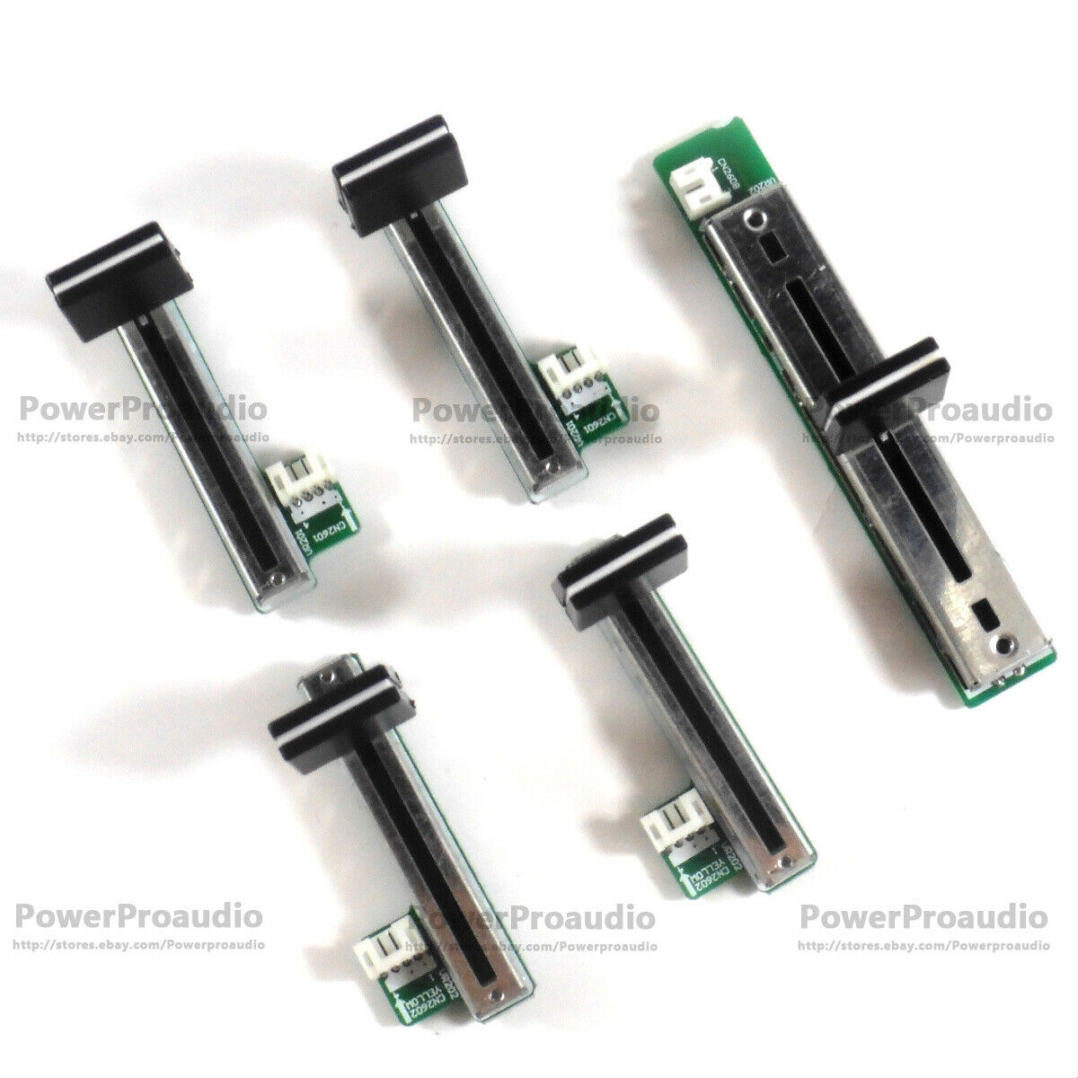 5 PCS FADER +5PCS KNOB FOR PIONEER DJM 800 DWX2537 2538 2539 2540 2541