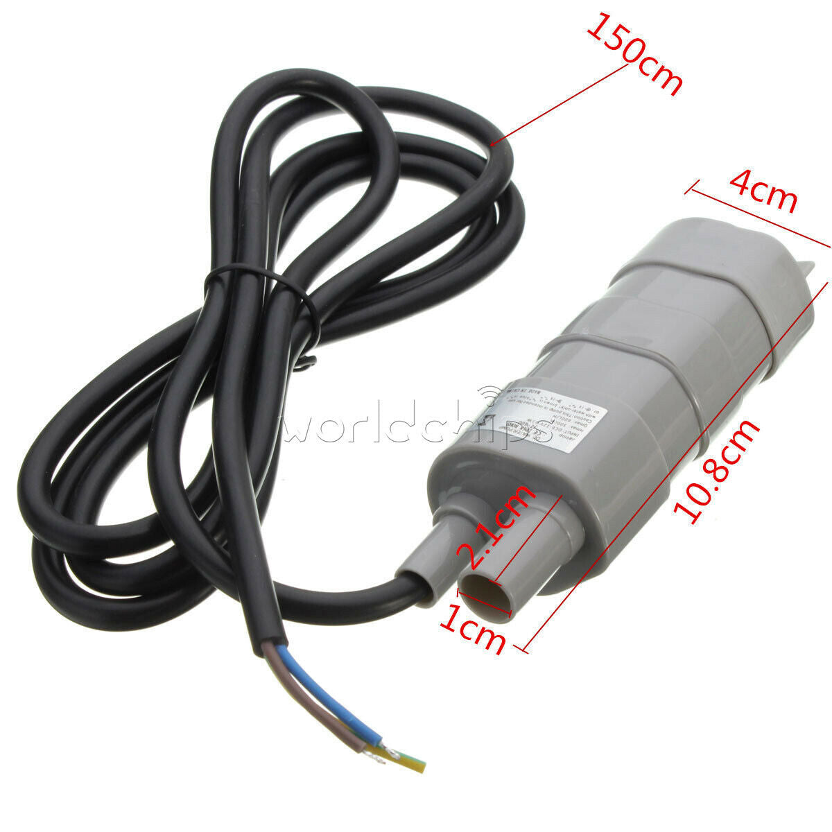DC12V 1.2A Micro Submersible Motor Water Pump 5M 14L/Min 600L/H 6-15V Fish Pond