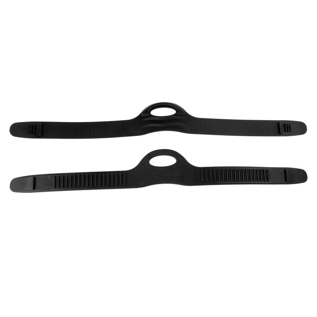 2Pcs Rubber Fin Flippers Strap Swimming Scuba Diving Dive   Accessories L