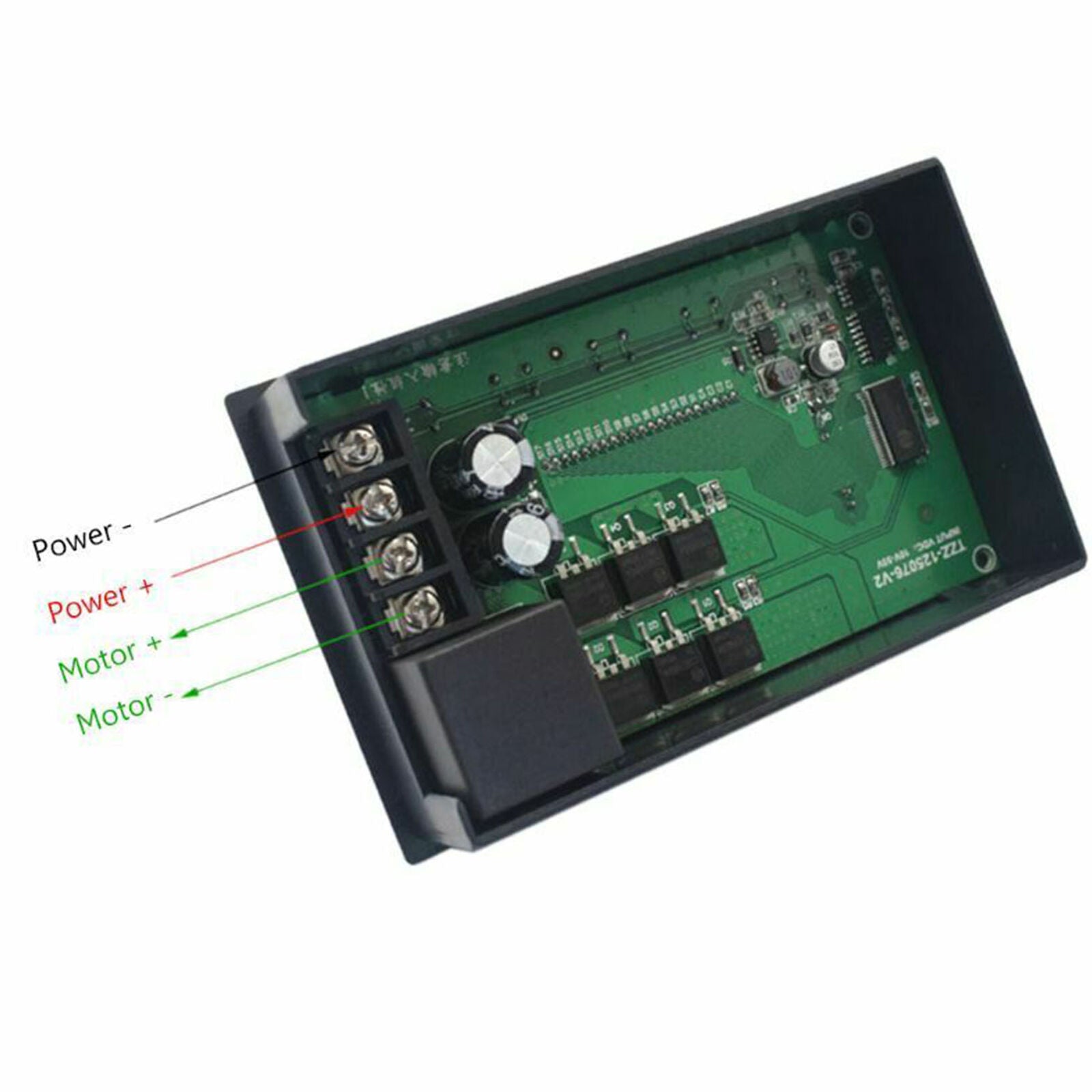 0~100% Digital PWM Motor Speed Controller DC 12V 24V 36V 48V Time Reversible 40A