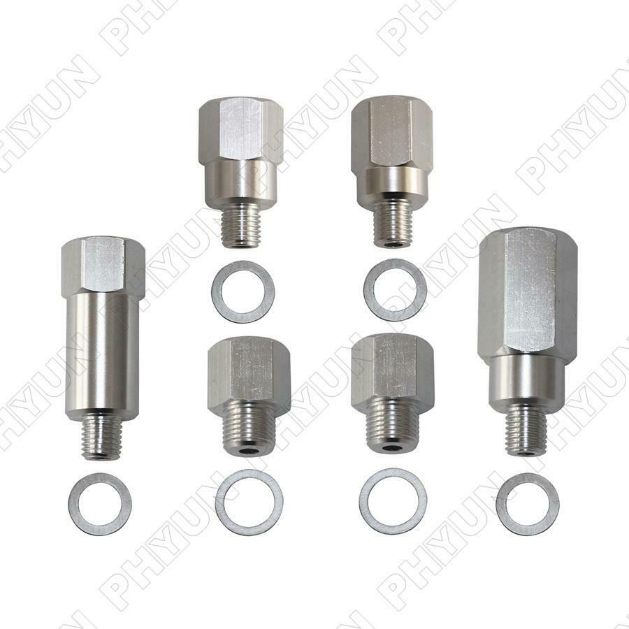 Engine Oil Coolant Sensor Set Gauge 1/8 3/8 1/2 NPT For LS Series Engine LS1 LS3