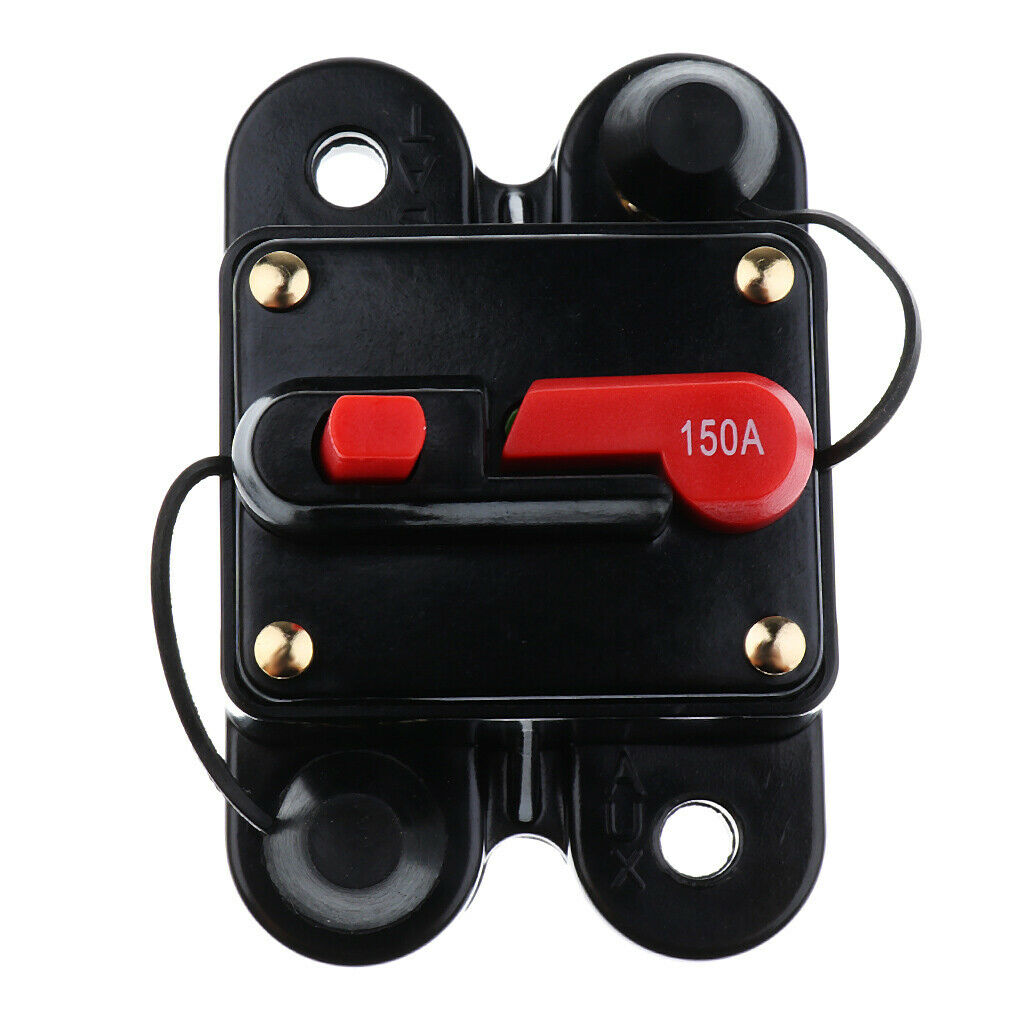50A/150A/200A/250A Car Inline Manual Reset Circuit Breaker Fuse Power Protection